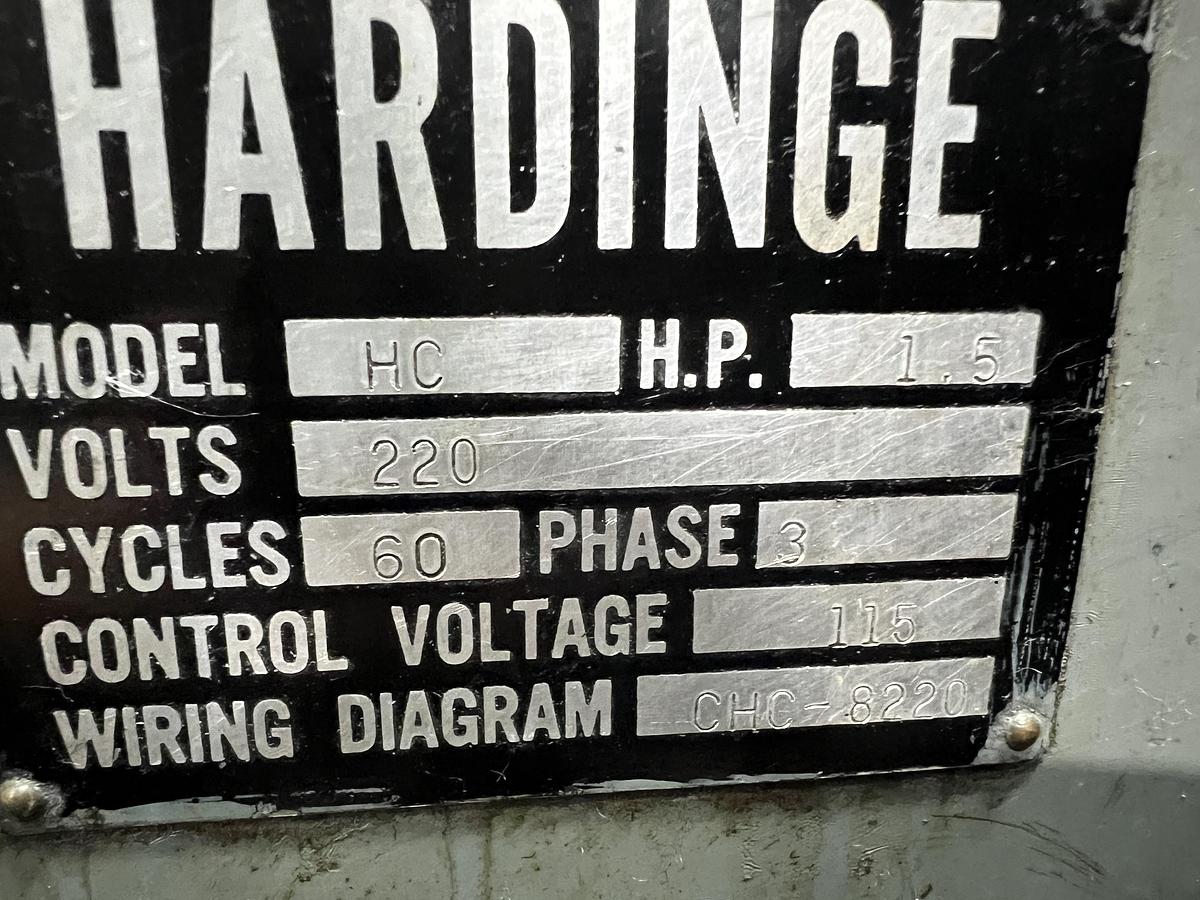 Used 1967 Hardinge HC Super Precision Chucker Tool Room Lathe