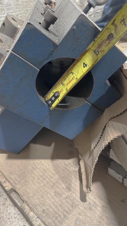 Used 2007 Challenger SL350 Hollow Spindle CNC Lathe, 10.25" Bar Cap., (2) 25" 4 Jaw Man. Chks, Steady Rests, Tailstock, 120" cc