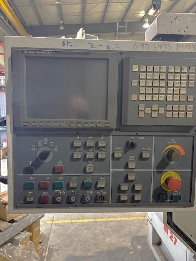 Used 2000 Romi M27 x 80" with 6.77" Big Bore Spindle, Front & Rear Chucks, 8 Station Turret, Tailstock