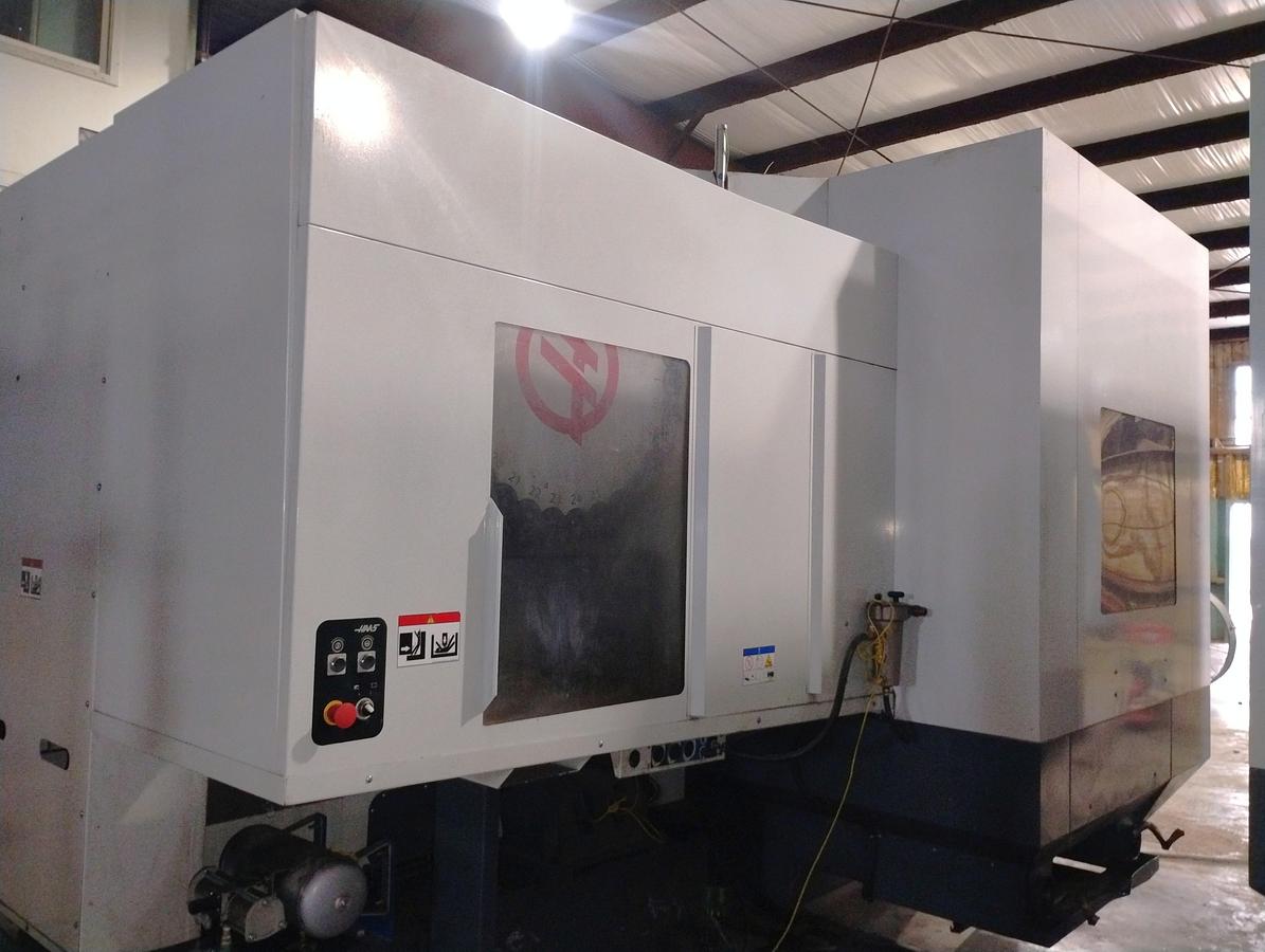 Used 2019 Haas EC-1600ZT with Extended Z Axis Travel, 7500 RPM, Integrated 4th Axis Platter, TSC, Renishaw Probing, 30 ATC
