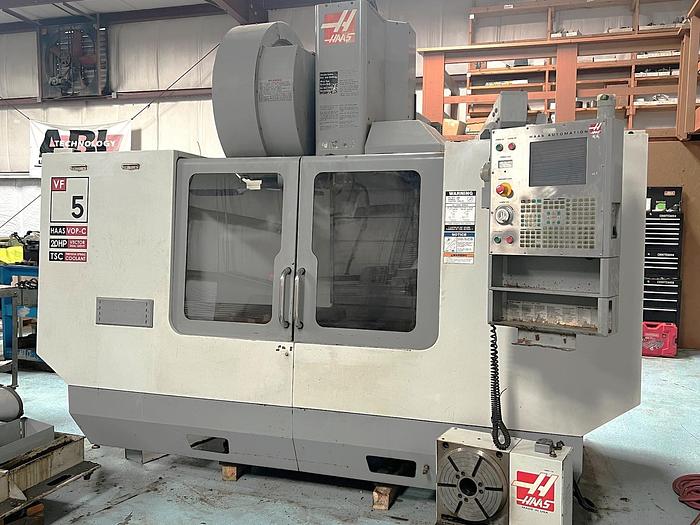 Used 2006 Haas VF5D/40 w/ Haas HRT-310 4th Axis Rotary Table
