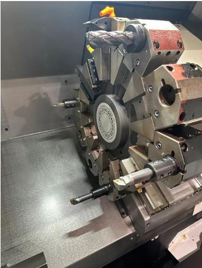 Used 2015 Mazak Quick Turn Universal 250, 8" Hyd Chuck, 2" Bar Capacity, Chip Conveyor, Tool Eye, Tailstock, Hi Pressure Coolant