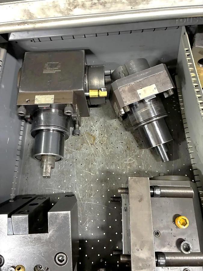 Used 2013 YCM TC-46M/3200 with Milling Capability, 18" Hyd. Chk, 6.5" Bar Cap., 29.55" Max Turn Diam., 134.45" cc, Steady, Conveyor, Tailstock