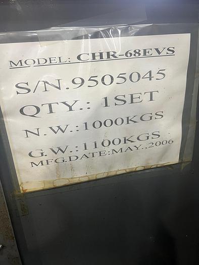 Used 2006 Cyclematic CHR68 EVS Chucker Tool Room Lathe (Hardinge HC Type)