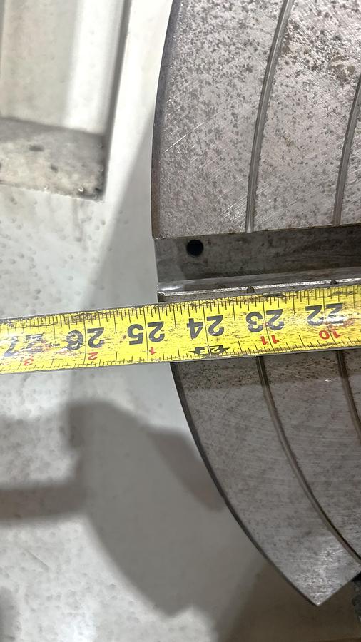 Used 2007 Challenger SL350 Hollow Spindle CNC Lathe, 10.25" Bar Cap., (2) 25" 4 Jaw Man. Chks, Steady Rests, Tailstock, 120" cc