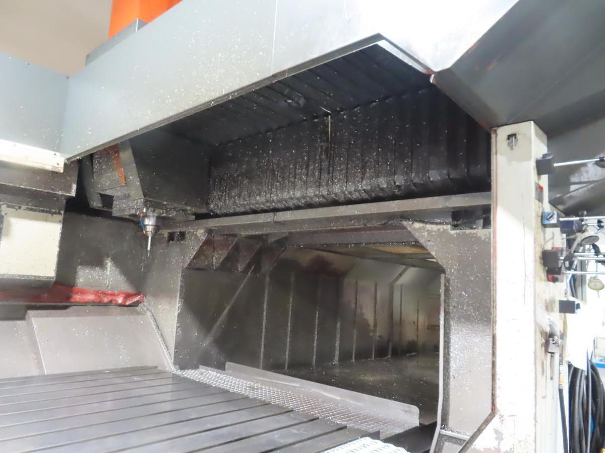 Used 2009 VTEC VF-4000 Double Column Style Bridge Mill with 40 ATC, Coolant Thru Spindle, 6000 RPM, CAT50, 165"x90"x36"