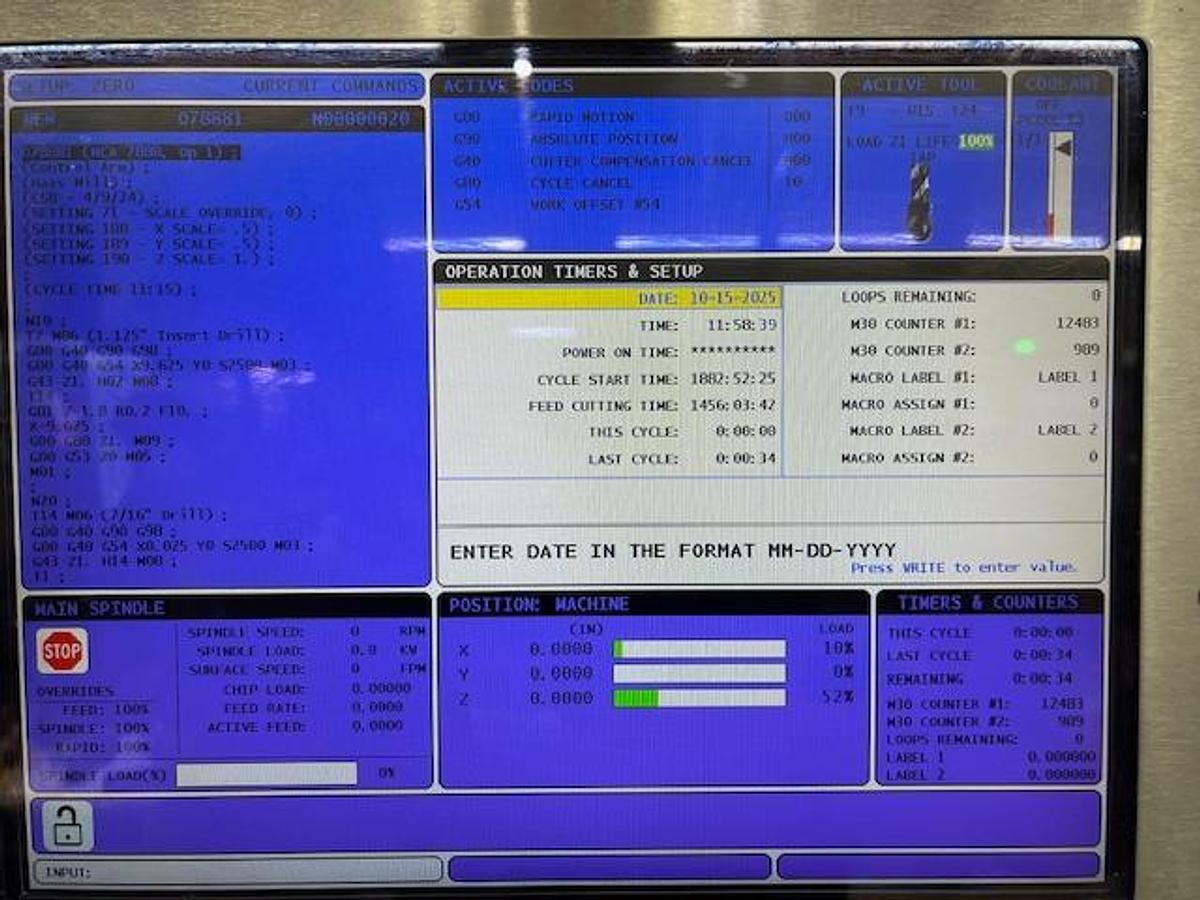Used 2015 Haas VF-4