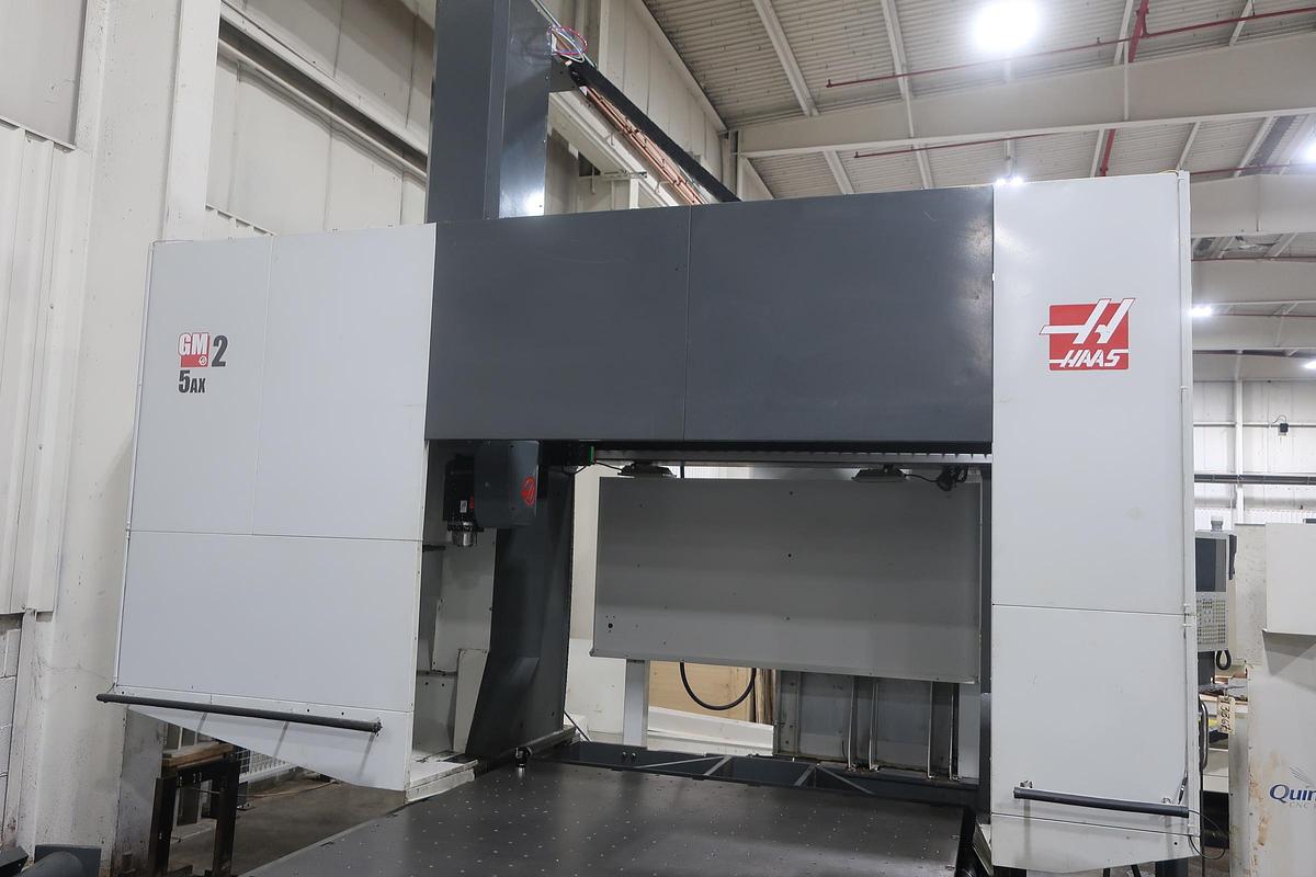 Used 2019 Haas GM-2-5AX with Nutating Head, Probing, Hi-Speed Machining, Chip Auger, 20,000 RPM, REBUILT TO NEW SPECS