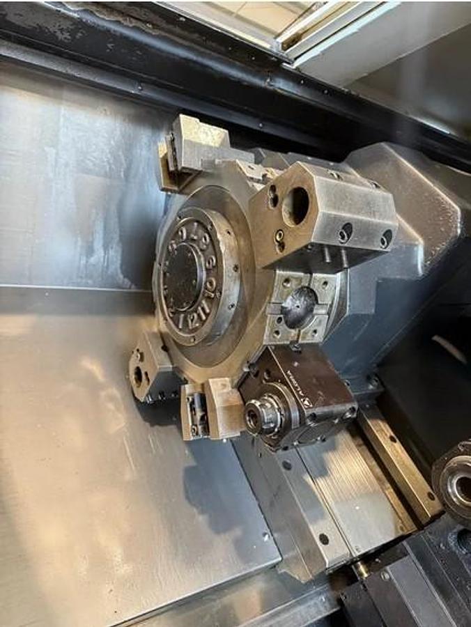 Used 2007 Doosan Puma 240MB with Full C Axis Spindle, Milling/Drilling Capability, Chip Conveyor, Parts Catcher, 8" Chuck, 2.55" Bar Cap.