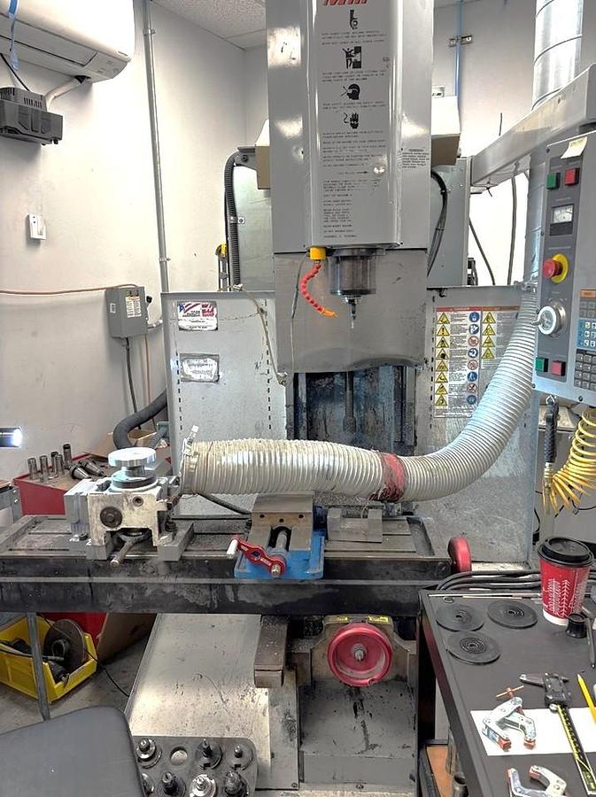 Used 2004 Haas TM-1 with 4th Axis Drive, Hand Wheels, Single or Three Phase Power, NO TOOL CHANGER