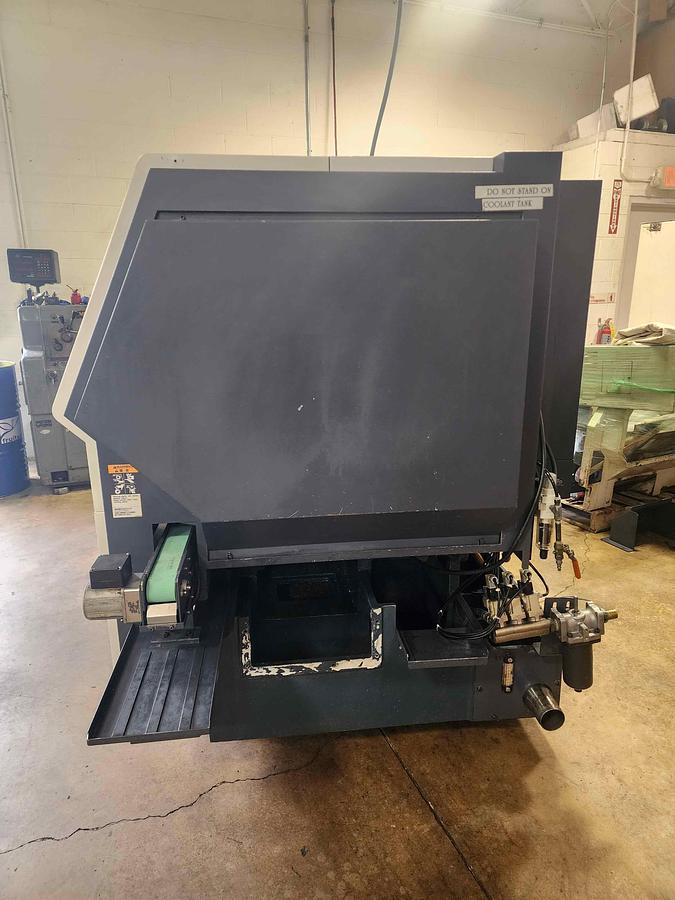 Used 2013 Miyano BNA-42 DHY w/ Milling & Subspindle, Y Axis, Dual Front and Rear Turrets, Edge Bar Patriot 338 Barfeed, HPC