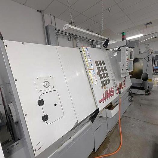 Used 1998 Haas HL-3 Chucker, Chip Auger, CNC Enhancements Autobar 400 Barfeed, Tool Presetter, 10" Chuck, Collet Chuck