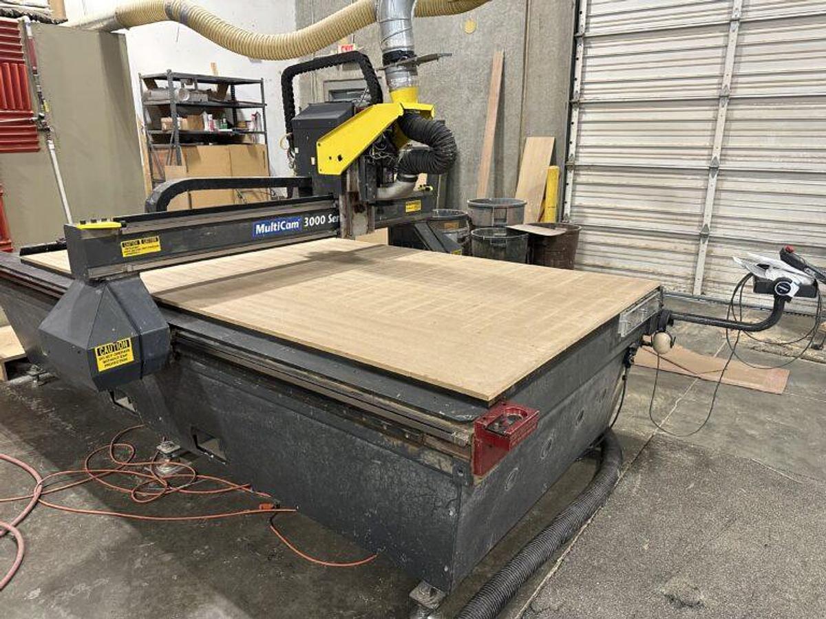Used 2004 Multicam Series 3000 Router 60"x120" Travels