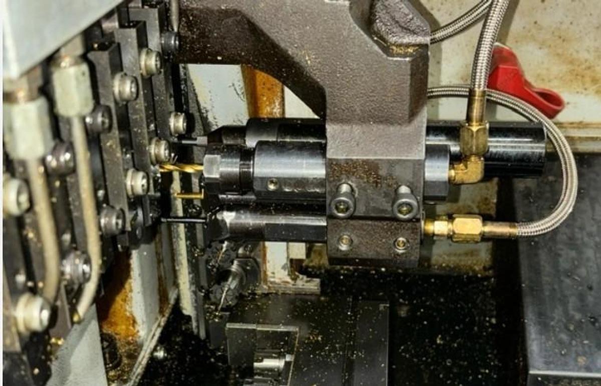 Used 2008 Star SR-32J CNC Swiss w/ FMB Turbo Barfeed, Chip Conv., Parts Catcher, Parts Convey., HPC - 4 Line, Full C Main/SubSp