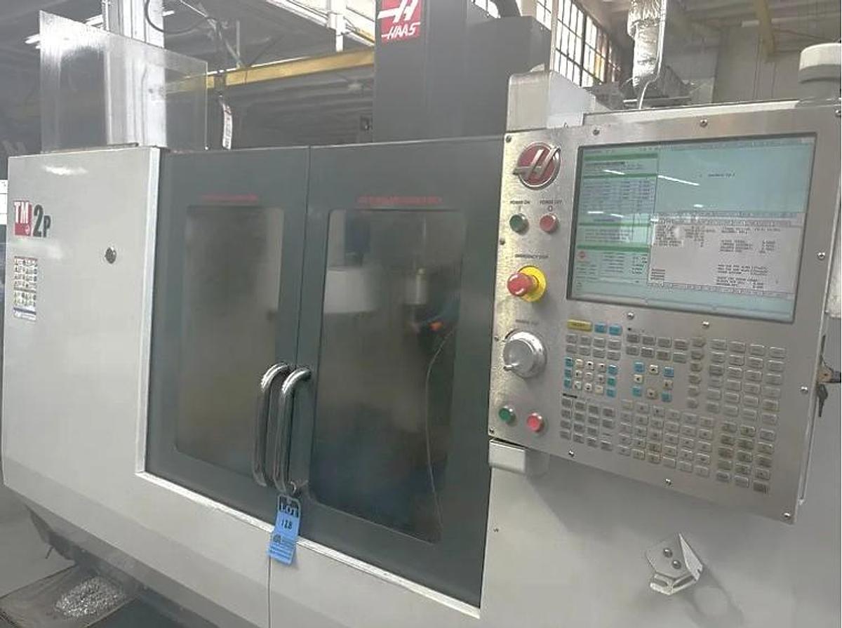 Used 2014 Haas TM-2P with Haas Probing Package, 6,000 RPM, Chip Auger, USB Port, 1841 Spindle Hours