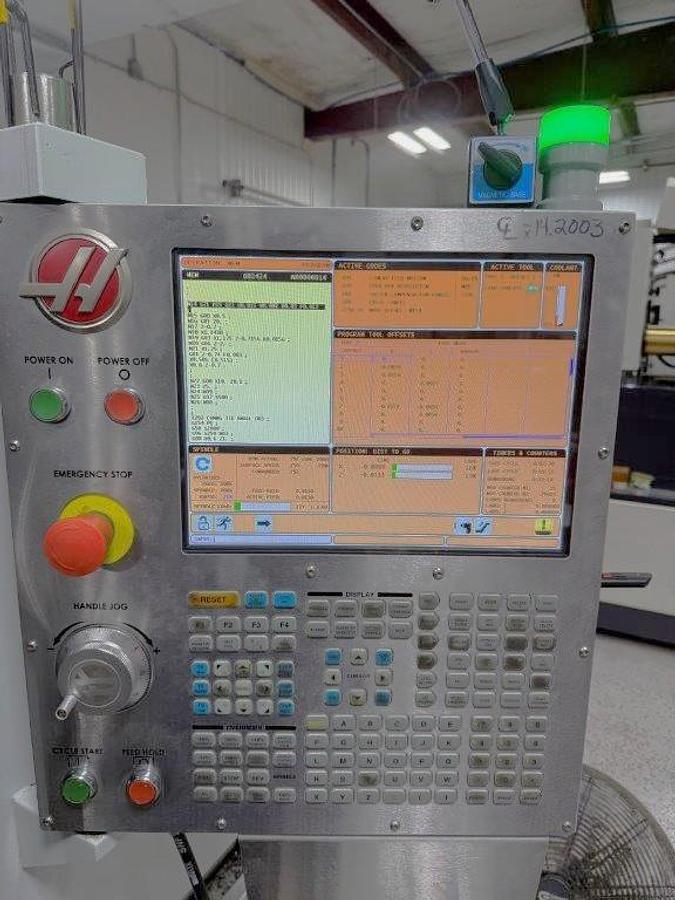 Used 2017 Haas ST-15 with Tool Presetter, Tailstock, 8" Chuck, Chip Conveyor, A/C for Cabinet, 12"x16" Capacity, 5500 Spindle Hours