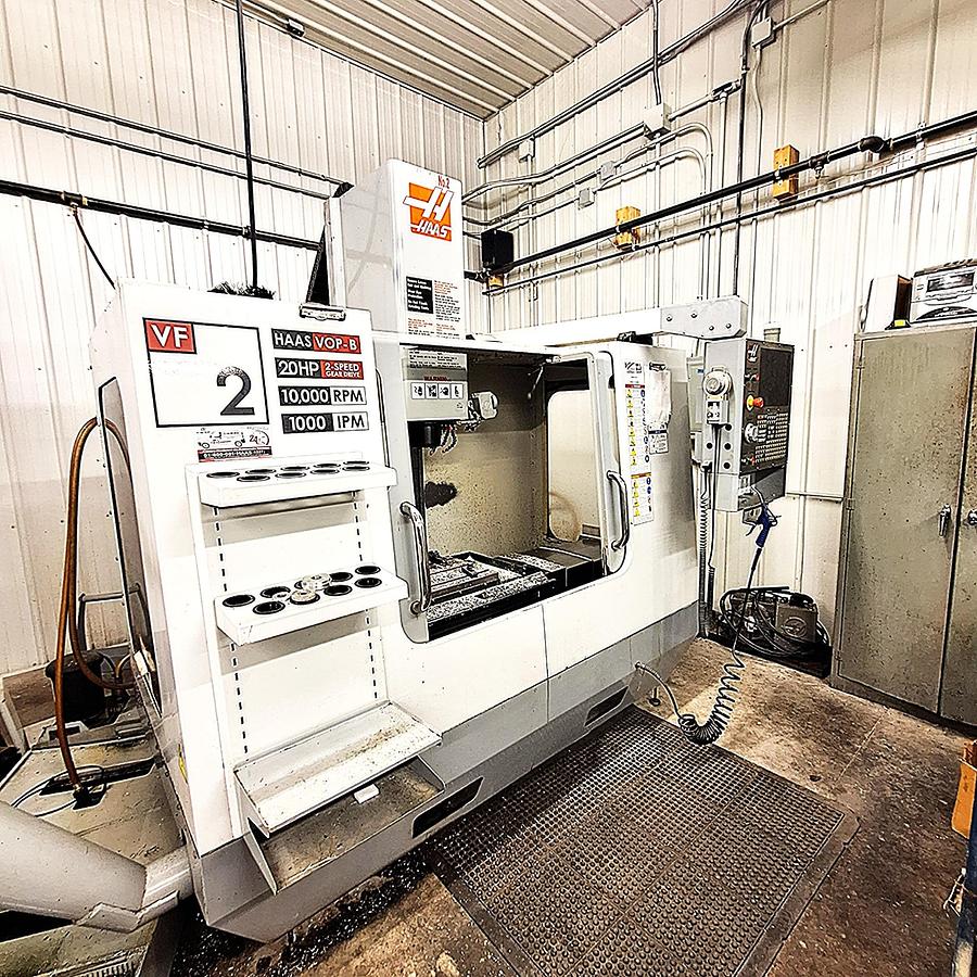 Used 2007 Haas VF-2D 10,000 RPM w/HRT-210 Rotary Table