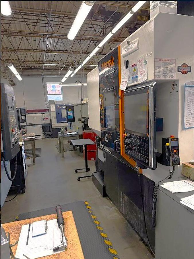 Used 2019 Mazak VC-500A-5X with Simultaneous 5 Axis, High Press. Coolant, Tool Probe, Chip Conveyor, 2000 Cutting Hours