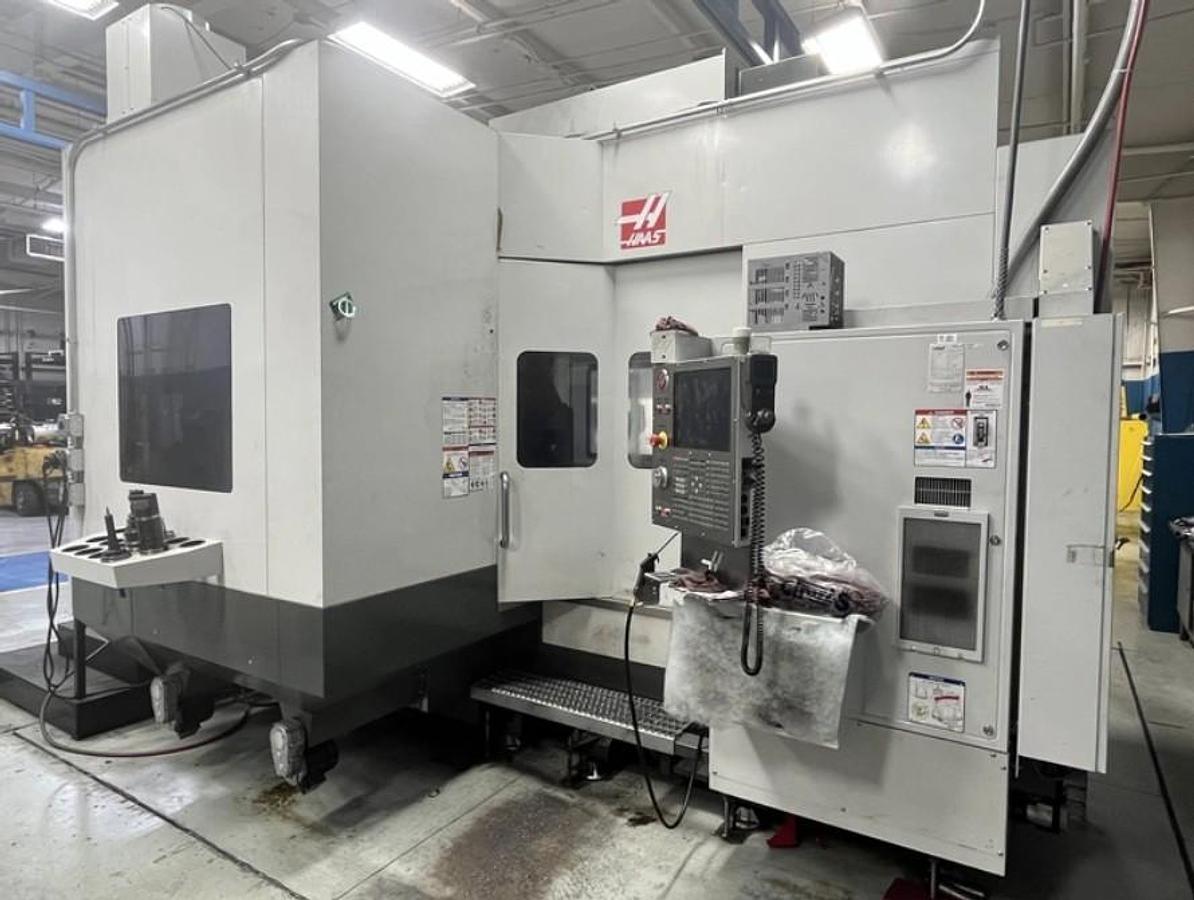 Used 2015 Haas EC-1600ZT with Built in 4th Axis Rotary Table, 50 ATC