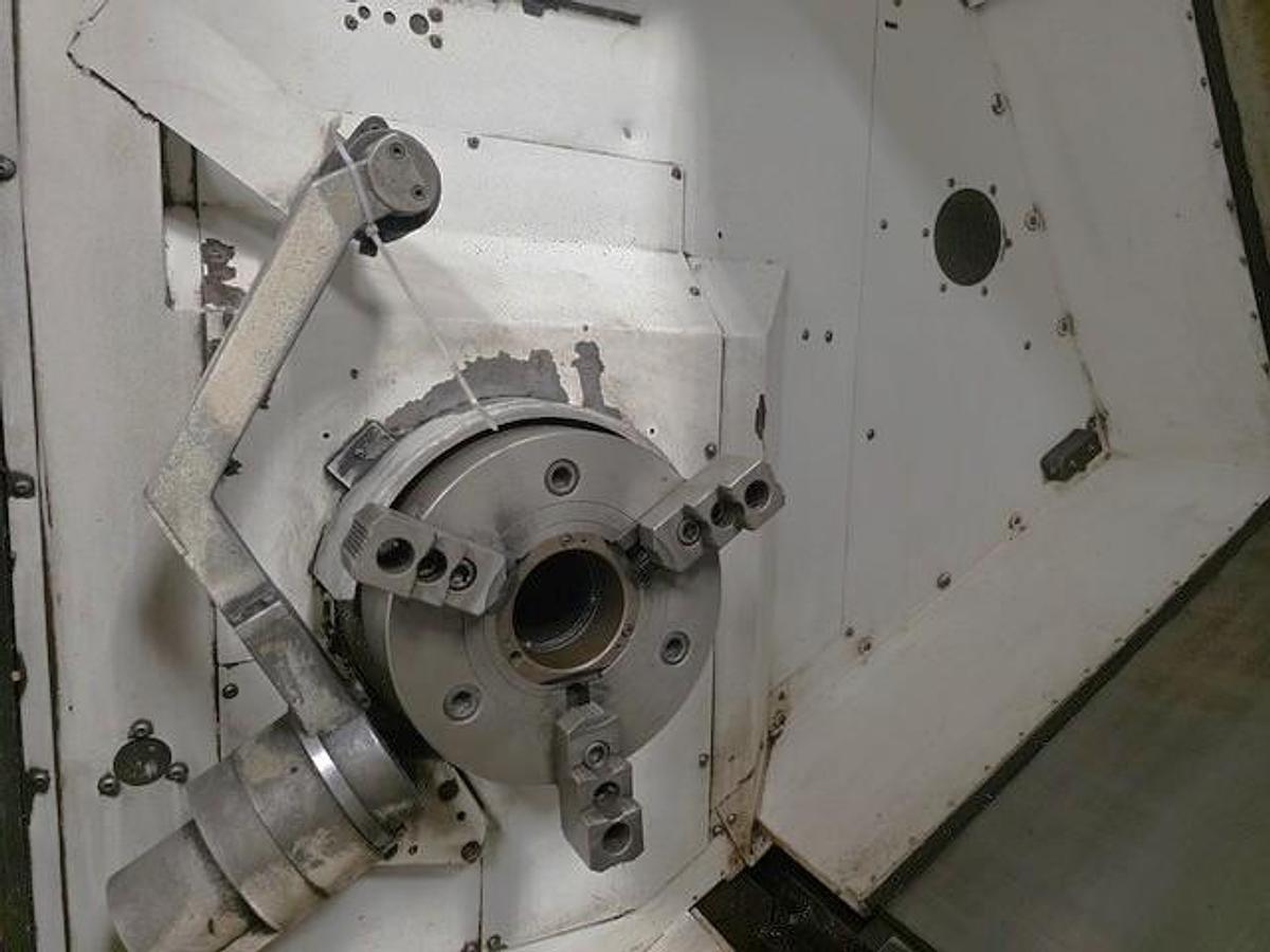 Used 2020 Mazak Quick Turn 350 MY/2000 with Milling, Y Axis, 80" Centers, Tailstock, Steady Rest, 12" Chuck, 4" Bar Capacity