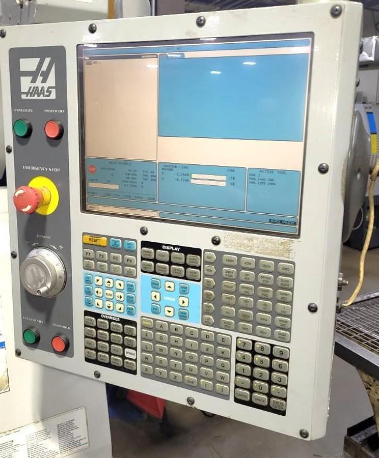 Used 2008 Haas GT-10 Chucker with 5" Chuck, 8 Station Turret, Coolant Tank & Pump, 