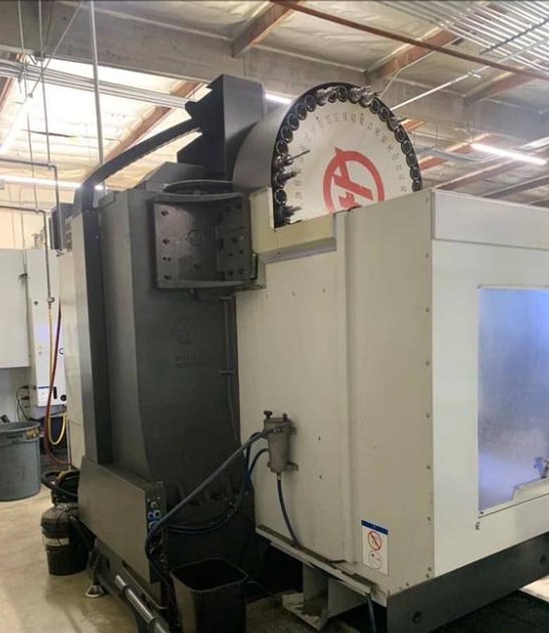 Used 2015 Haas VF5B/40 with Haas HRT210 4th Axis Rotary Table, Geared Head, High Spd Machining, 40 Station Side Mount ATC