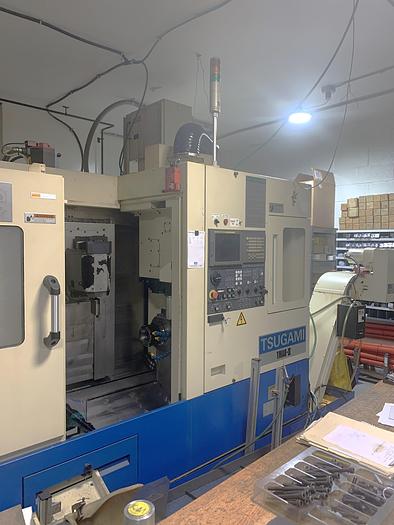 Used 2005 Tsugami TMA8-II Model C Mill-Turn Lathe with Milliing, Y Axis, Pendulum B Axis, Subspindle, Parts Conveyor, Chip Conveyor