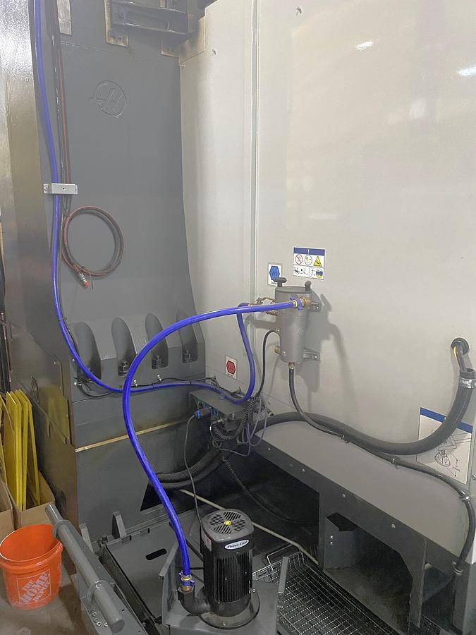 Used 2023 Haas VF8/40 w/ Midaco Pallet Changer, Hydr. Clamping, Extended Z Axis, Probing, 10,000 RPM, Prep for Coolant Thru Spindle