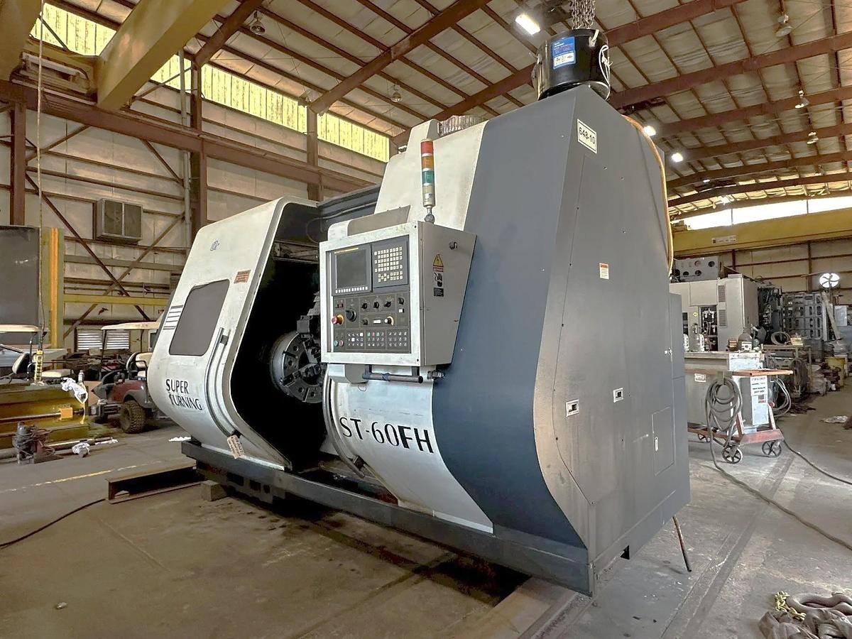 Used 2007 Johnford ST-60FH with 10" Bar Capacity, 31.49" Turn Diam., 54" Turn Length, Fanuc Cntrl.