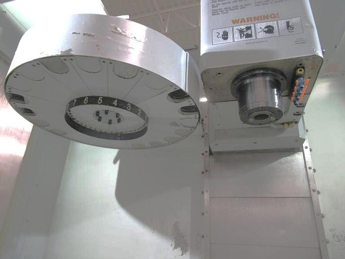 Used 2009 Haas VF2YT with Extended Y Axis Travel, Chip Auger, Rigid Tapping, 2 Spd Gearbox, 7500 RPM, 20 ATC