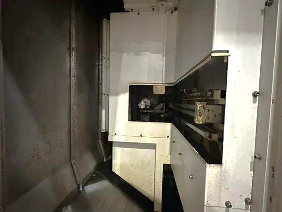 Used 2008 Mazak Cybertech Turn 4500M/3000 with 7.23"Big Bore, Milling, 33.86" sw, 120" cc, SMW Steady Rest, Tailstock, Air Chuck