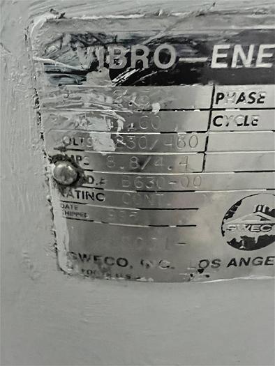 Used Sweco FMD-4LR Vibro-Energy Finishing Mills