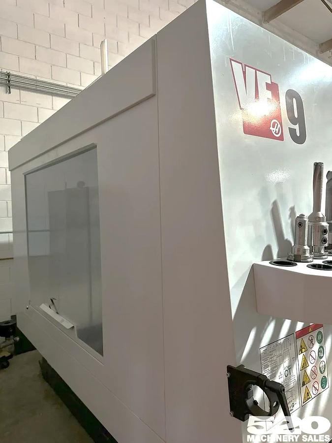 Used 2021 Haas VF9/40 with Haas Probing, 30 Pos. ATC, 8100 RPM, Progr. Coolant Nozzle, HSM, Chip Auger, Jog Handle, ALMOST HALF OF A NEW PRICE!!