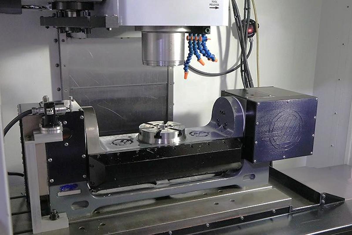 Used 2006 Haas VF2YT with Haas TR160 Trunnion Table, 10,000 RPM, 24 Pos. Side Mounted ATC, Renishaw Probes - Tool & Part Probing