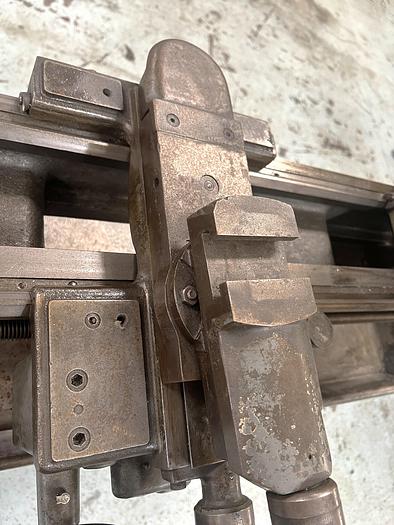 Used 1997 Clausing 5429 Engine Lathe 13" x 35" Capability, Steady Rest, Tailstock, 6" Chuck, Pedestal Cabinet Mount