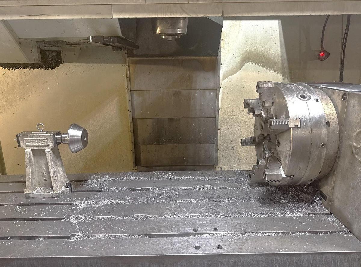 Used 2014 Haas VF-12/50 with 30 Pos. Side Mounted ATC, Wired for 4th Axis, High Pressure Coolant Thru Spindle