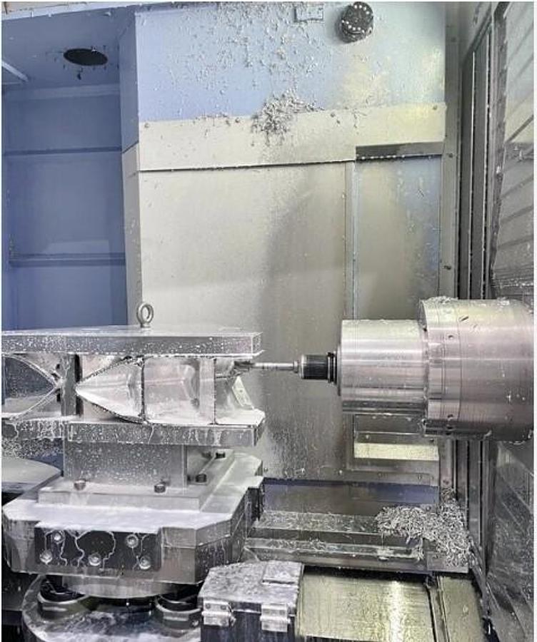 Used 2018 Doosan NHP 5000 with Full 4th Axis Rotary, 120 ATC, 15k RPM, High Press. CTS, Renishaw Probing, More!!!!