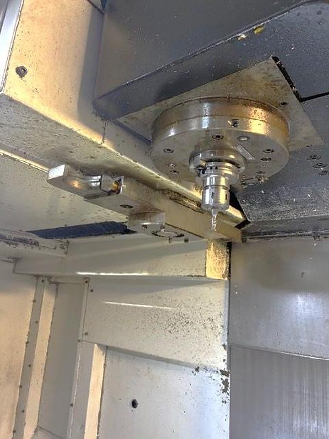 Used 2009 Mazak Nexus VCN 510C/40 II with Chip Conveyor, 48 Station Side Mounted ATC, CAT 40, 12,000 RPM, ONLY 2,201 CUT HOURS!!