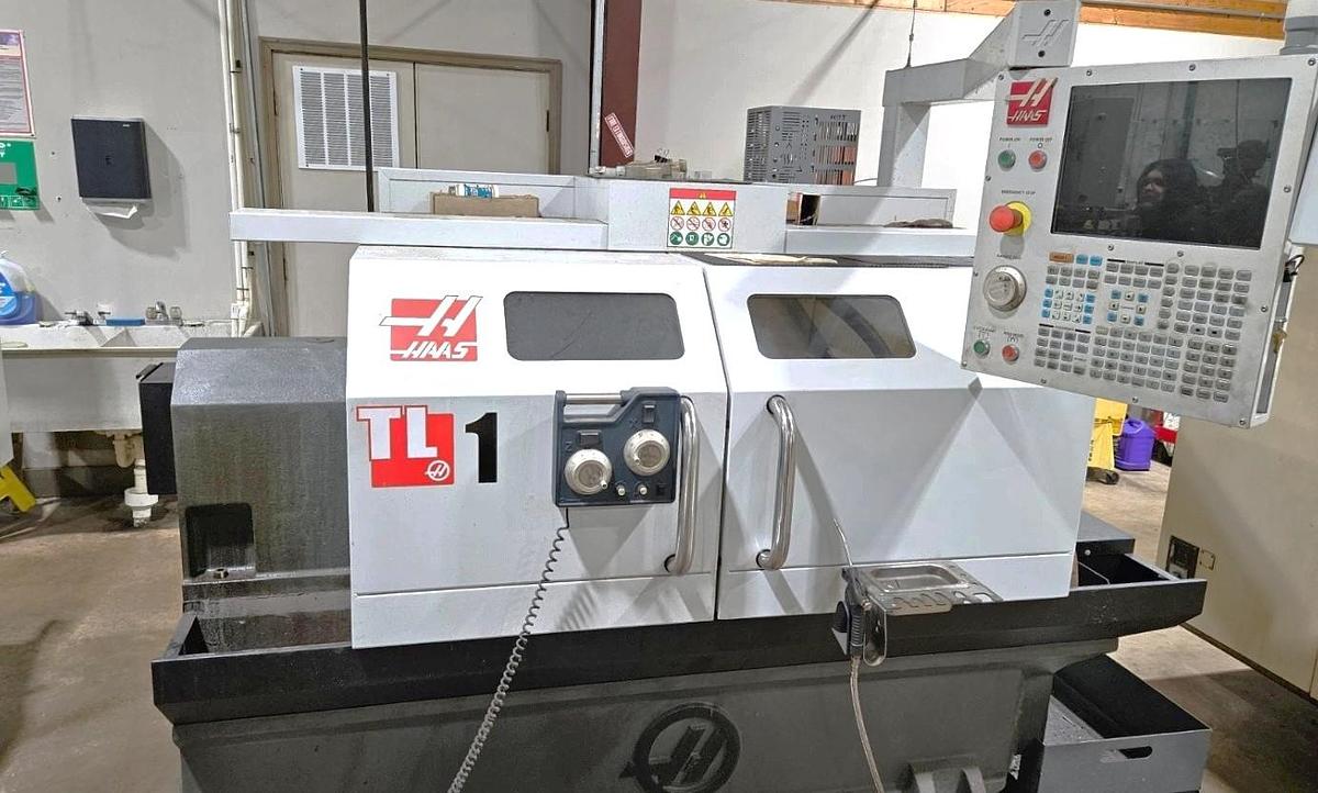 Used 2019 Haas TL-1 Chucker with 4 Station Turret, Coolant System, Haas Visual Part Prog. System, 8" Chuck, Manual Pulse Generator