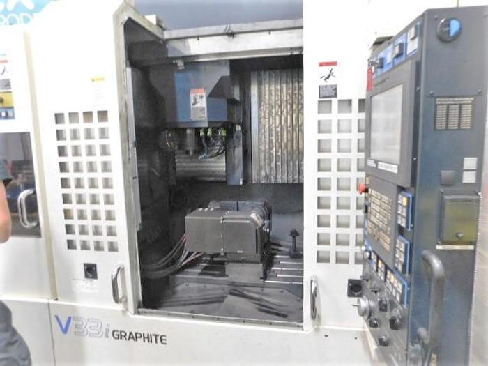 Used 2008 Makino V33i Graphite 3+2 Type 5 Axis Mill