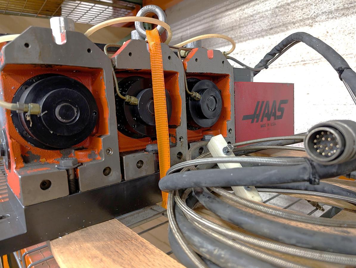 Used 1999 Haas HA5C3-HD-CNC-AC25 3 Spindle 5C Collet Indexer Unit