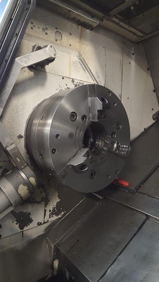 Used 2006 Mazak Nexus QTN 450-II/1200 with 18" Hyd Chk, Tailtock, Chip Conveyor, Toolsetter, 