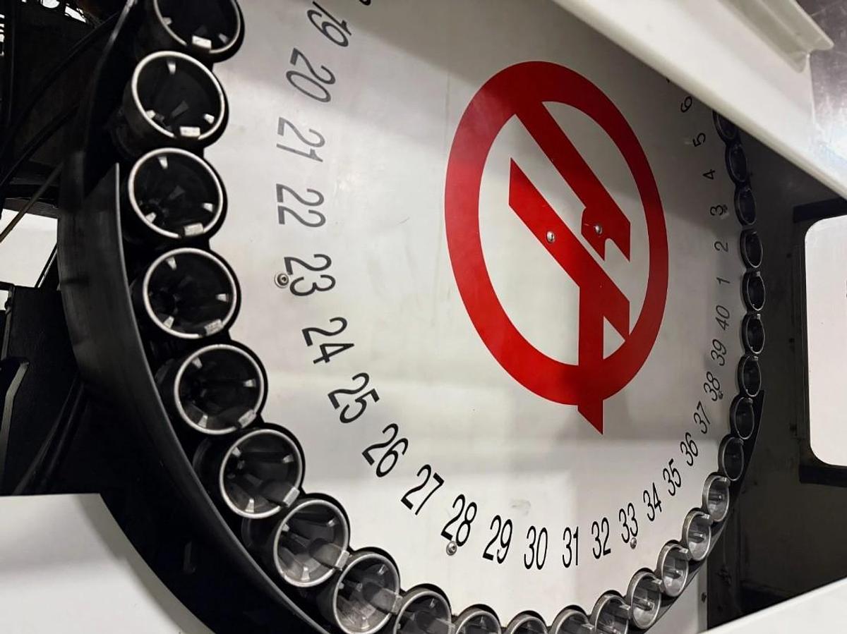 Used 2012 Haas EC-500 with 40 Pos. ATC, 1000 PSI Coolant Thru Spindle, Haas Probing Package, 1 Deg Pallet Index, 2 Pallet Changer