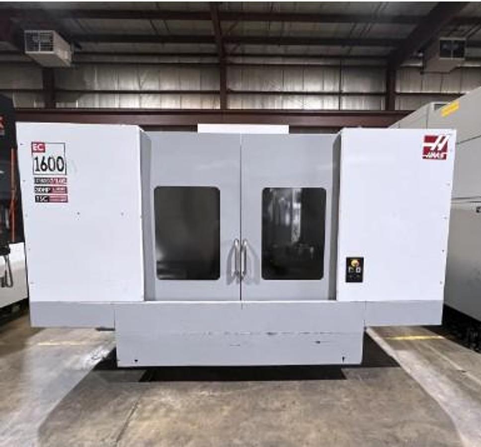 Used 2010 Haas EC-1600ZT w/ Built In 30" Table, Extended Z Axis, HP CTS, Probing, 30 ATC, 7,500 RPM