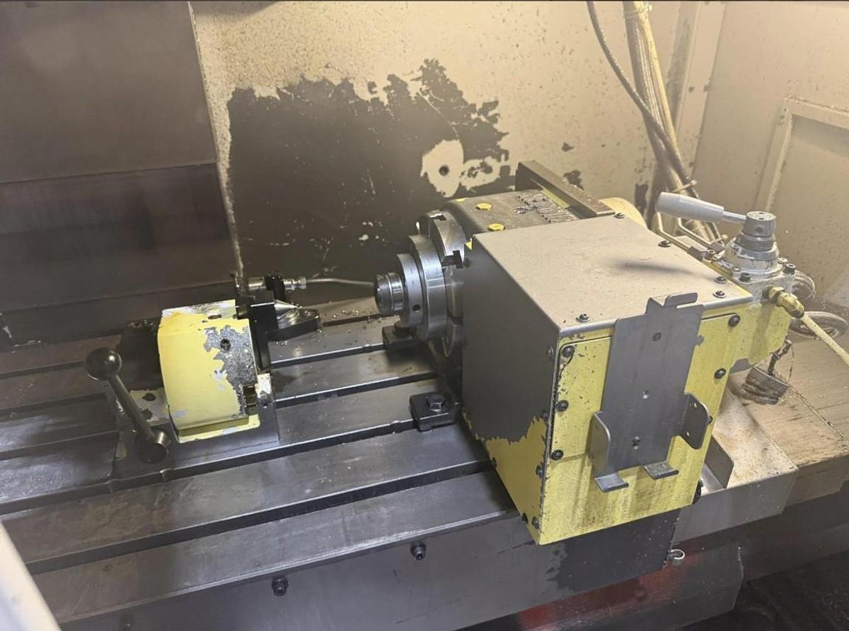 Used 2006 Mazak Nexus VCN 510C with Nikken 4th Axis, Coolant Thru Spindle, Tool Probing, Chip Conveyor