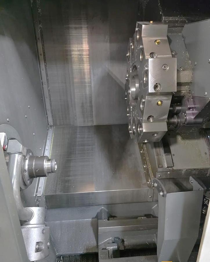 Used 2021 Haas ST-10M with LIve Milling, Haas Barfeed, Tailstock, Tool Presetter, Parts Catcher, Chip Conveyor