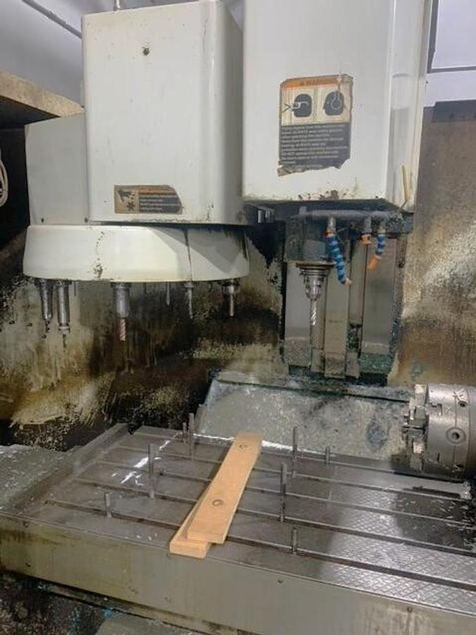 Used 1999 Fadal VMC4020AHT with Fadal 4th Axis Rotary Table, High Torque, CNC88HS Control
