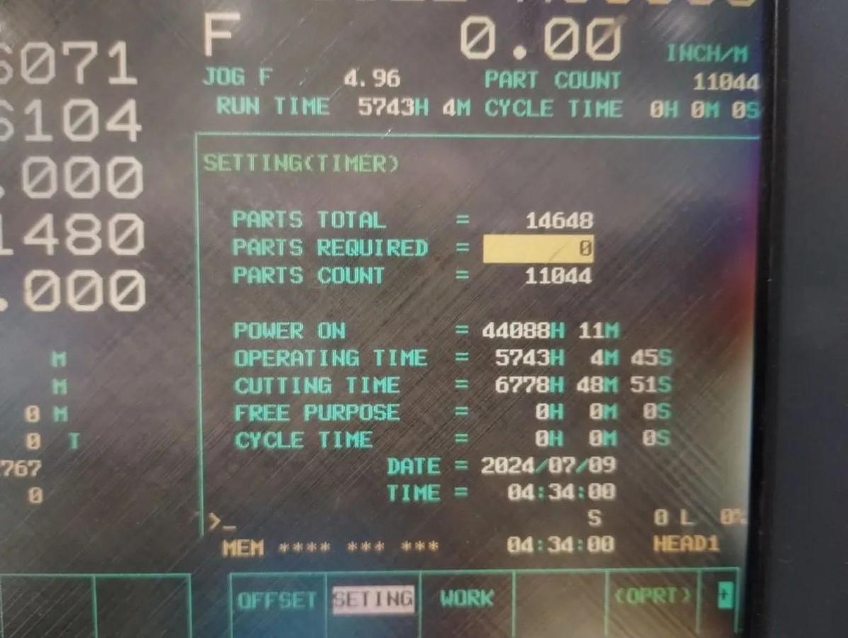 Used 2001 Mori Seiki ZT2500Y