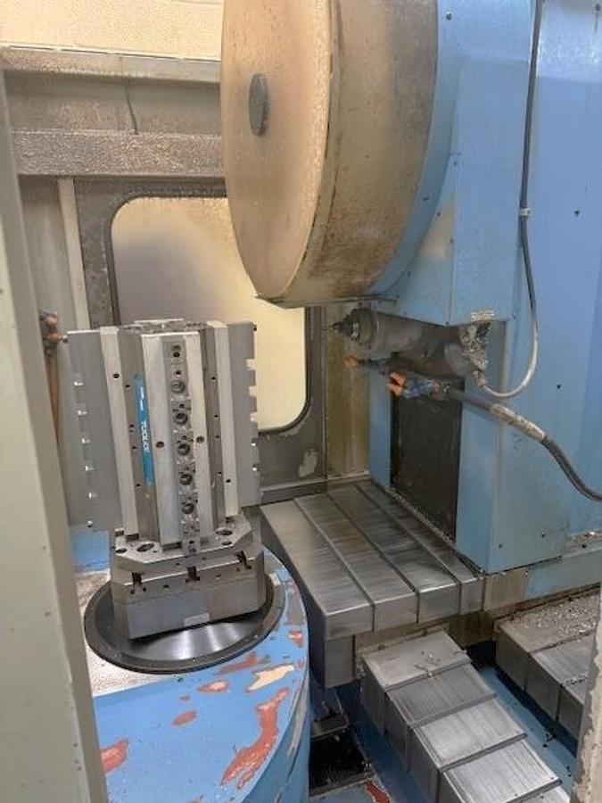 Used 1996 Saeilo Mach 3A HMC with 2 Pallet Changer, 1 Degree Index, 10,000 RPM, 20 Station ATC, CAT40, Chip Conveyor, R/T