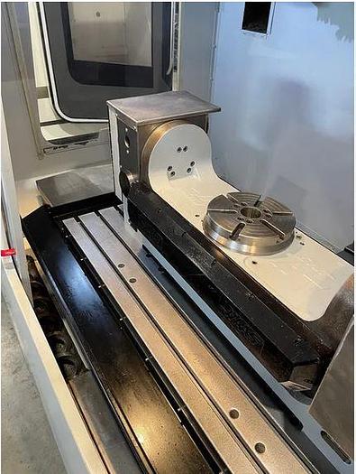 Used 2005 Haas VF5/50 VMC with 50 Taper, Haas 4/5th Axis Trunnion Table, Coolant Thru Spindle, Probing